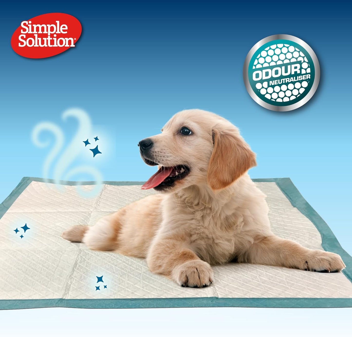 Super Absorbent Premium Dog and Puppy Training Pads Pack of 100. 60X60Cm. Leak-Proof 6 Layer Design. Anti-Slip, Odour-Neutralising. Large 100 Pack