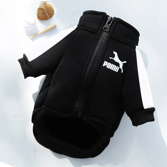 Stylish Baseball Dog Jacket for Winter - Perfect for Small to Medium Dogs, French Bulldogs, and Chihuahuas!